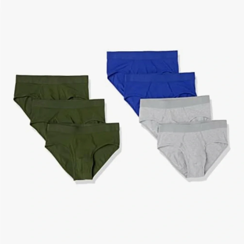 Amazon Essentials Men's Cotton Jersey Briefs, Pack of 7